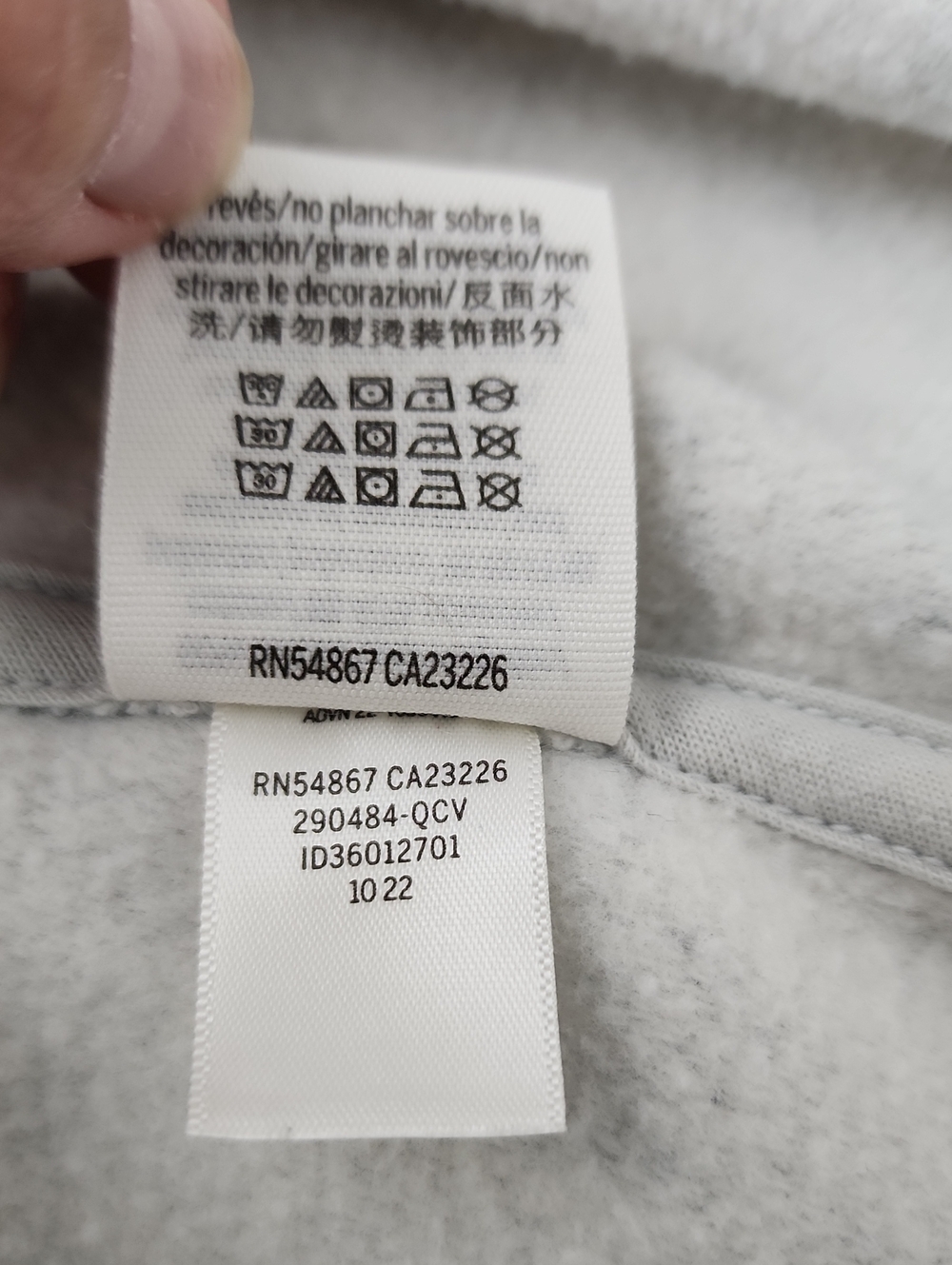 PINK Victoria's Secret Campus Pullover Hoodie Heathered Grey Size Medium - Picture 16 of 16